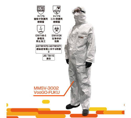 VOOGO 防護服 | 防護服関連製品 | 保護具の手袋を扱うMIMI